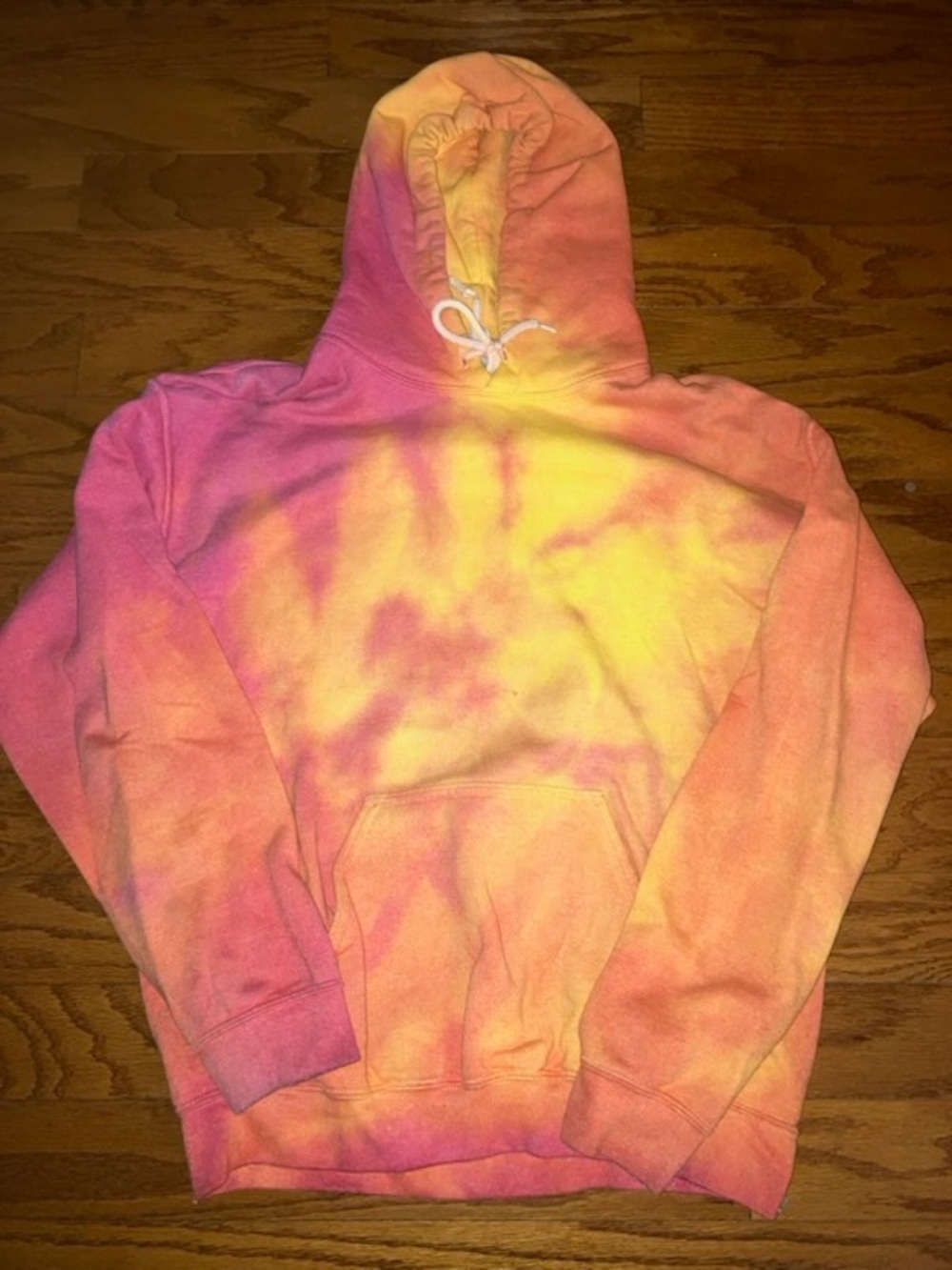 Zine tie-dye hoodie